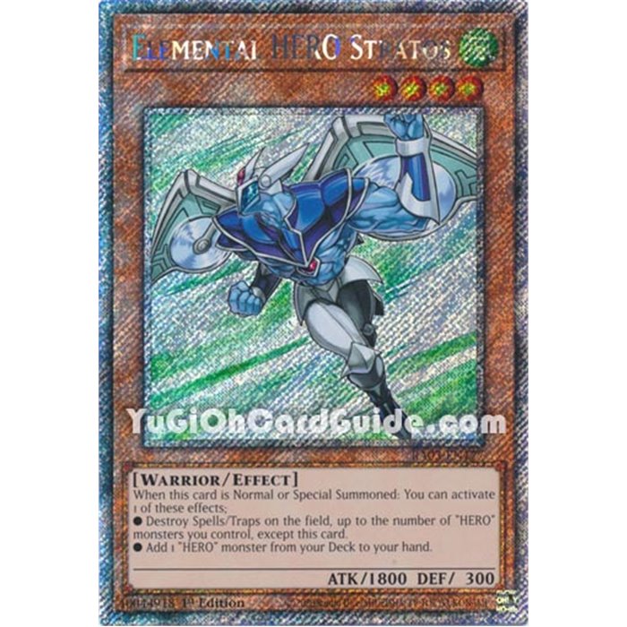 Elemental HERO Stratos (Quarter Century Secret Rare)