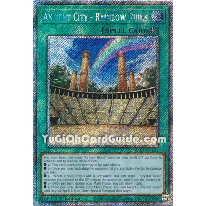 Ancient City - Rainbow Ruins (Quarter Century Secret Rare)