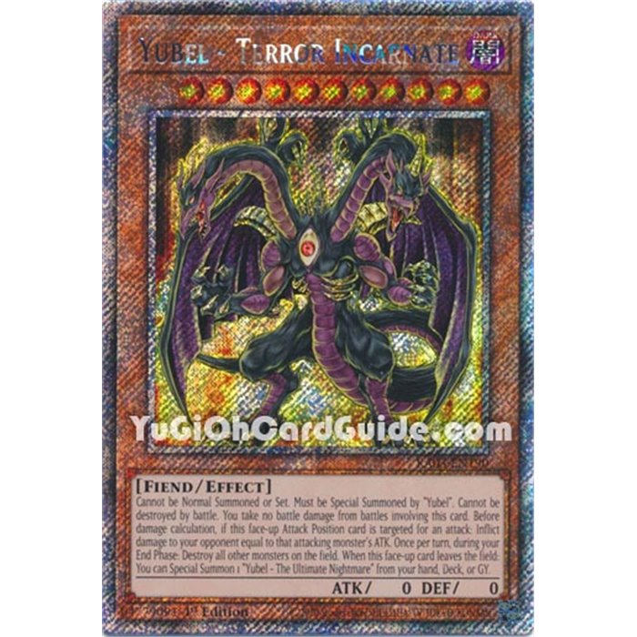 Yubel - Terror Incarnate (Quarter Century Secret Rare)