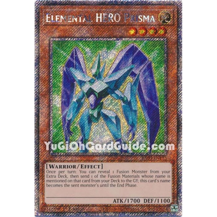 Elemental HERO Prisma  (Quarter Century Secret Rare)