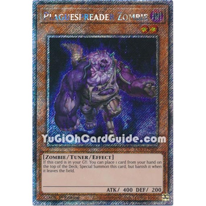 Plaguespreader Zombie (Quarter Century Secret Rare)