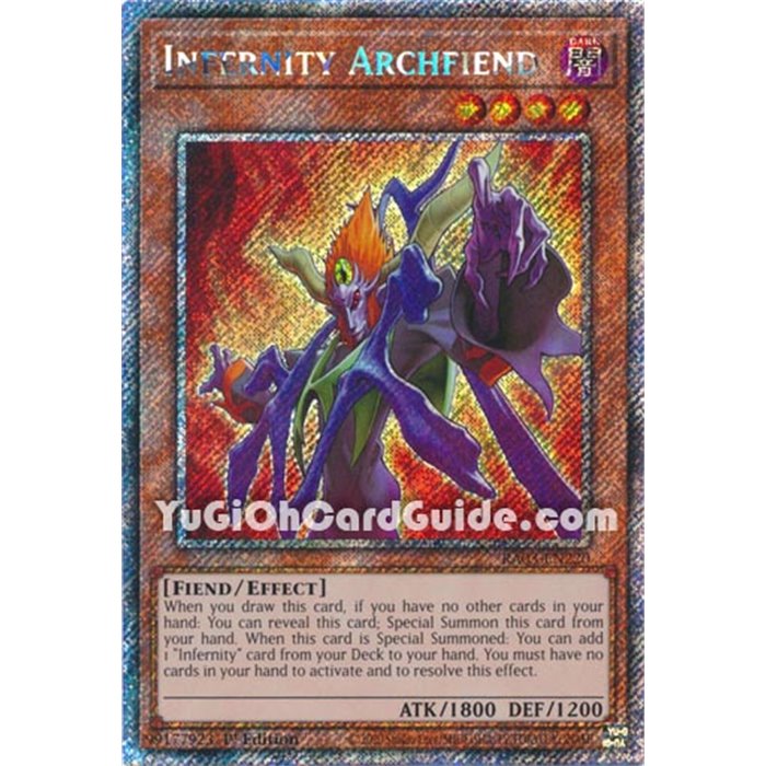 Infernity Archfiend (Quarter Century Secret Rare)