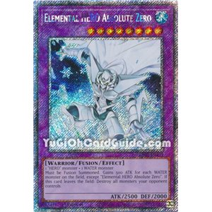 Elemental HERO Absolute Zero (Platinum Secret Rare)