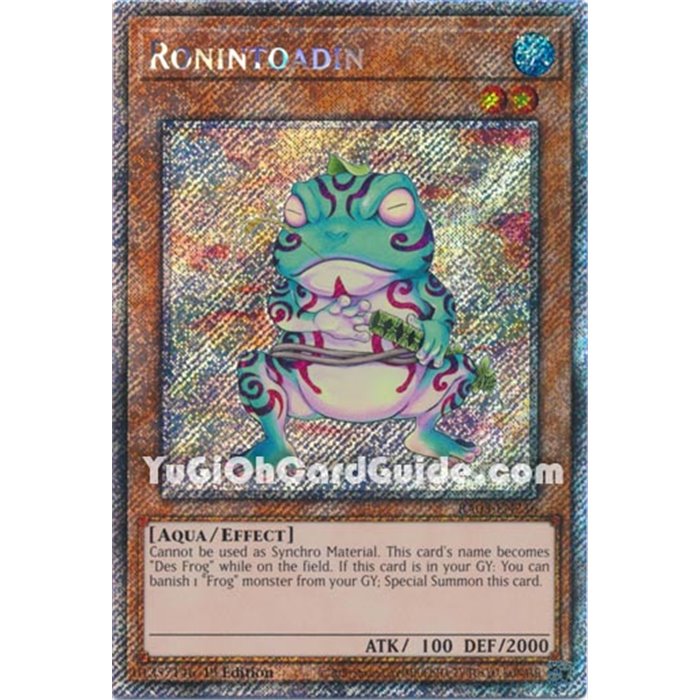 Ronintoadin (Platinum Secret Rare)