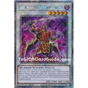 Legendary Six Samurai - Shi En (Platinum Secret Rare)