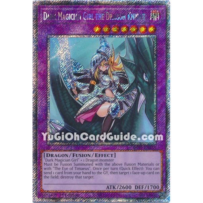 Dark Magician Girl the Dragon Knight (Quarter Century Secret Rare)