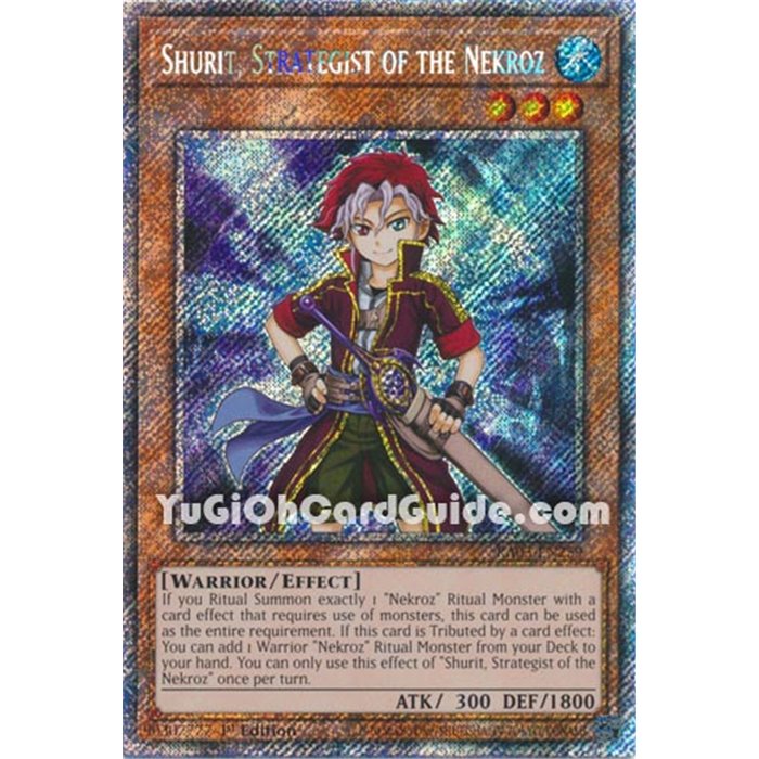 Shurit, Strategist of the Nekroz (Platinum Secret Rare)