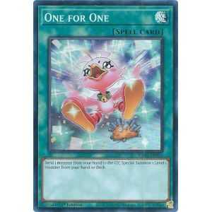 One for One (Alternate Art) (Secret Rare) – Quarter Century Bonanza | Carta YUGIOH en México