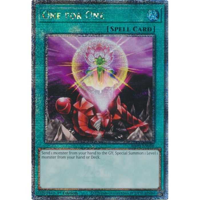 One for One (Quarter Century Secret Rare) – Quarter Century Bonanza | Carta YUGIOH en México