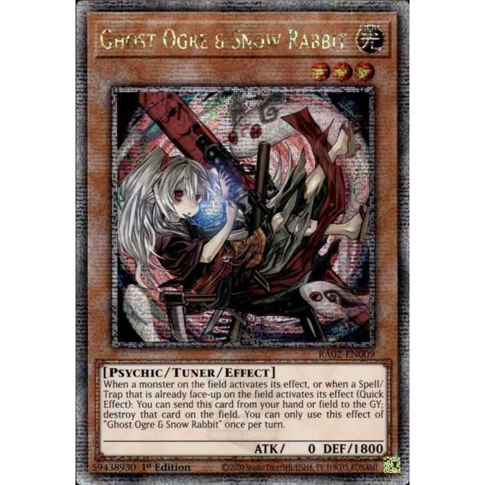 Ghost Ogre & Snow Rabbit (Alternate Art) (Quarter Century Rare) – YGO 25th Anniversary Rarity Collection II | Carta YUGIOH en Mé