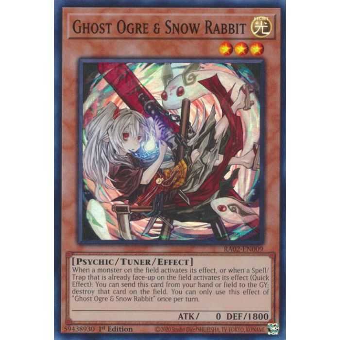 Ghost Ogre & Snow Rabbit (Alternate Art) (Prismatic Collector Rare) – YGO 25th Anniversary Rarity Collection II | Carta YUGIOH e