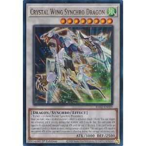 Crystal Wing Synchro Dragon (Super Rare) – YGO 25th Anniversary Rarity Collection II | Carta YUGIOH en México