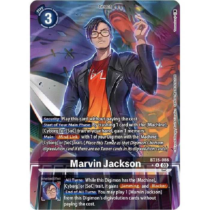 Marvin Jackson (Alternate Art) – BT15 Exceed Apocalypse | Carta DIGIMON en México
