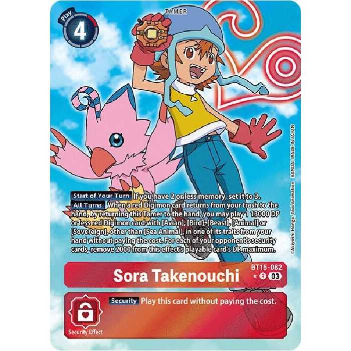 Sora Takenouchi (Alternate Art) – BT15 Exceed Apocalypse | Carta DIGIMON en México