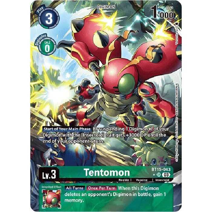 Tentomon (Alternate Art) – BT15 Exceed Apocalypse | Carta DIGIMON en México