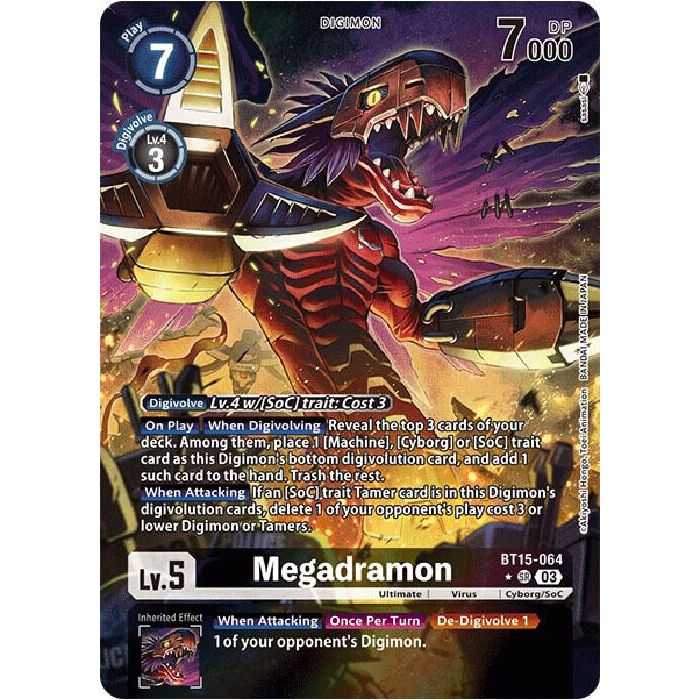 Megadramon (Alternate Art) – BT15 Exceed Apocalypse | Carta DIGIMON en México