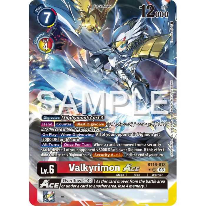Valkyrimon Ace (Alternate Art) – BT16 Beginning Observer | Carta DIGIMON en México