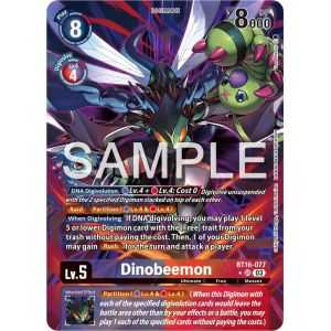 Dinobeemon (Alternate Art) – BT16 Beginning Observer | Carta DIGIMON en México