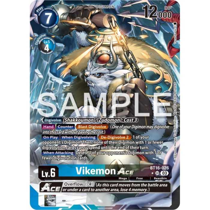 Vikemon Ace (Alternate Art) – BT16 Beginning Observer | Carta DIGIMON en México
