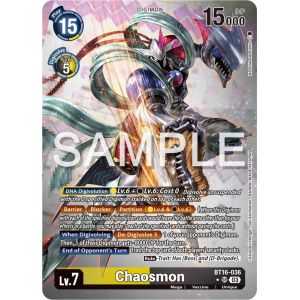 Chaosmon (Alternate Art) – BT16 Beginning Observer | Carta DIGIMON en México