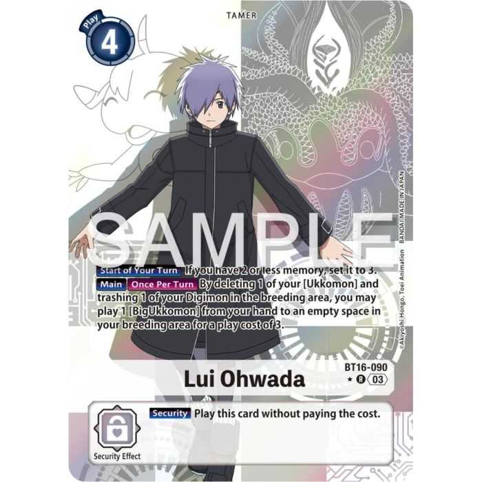 Lui Ohwada (Alternate Art) – BT16 Beginning Observer | Carta DIGIMON en México