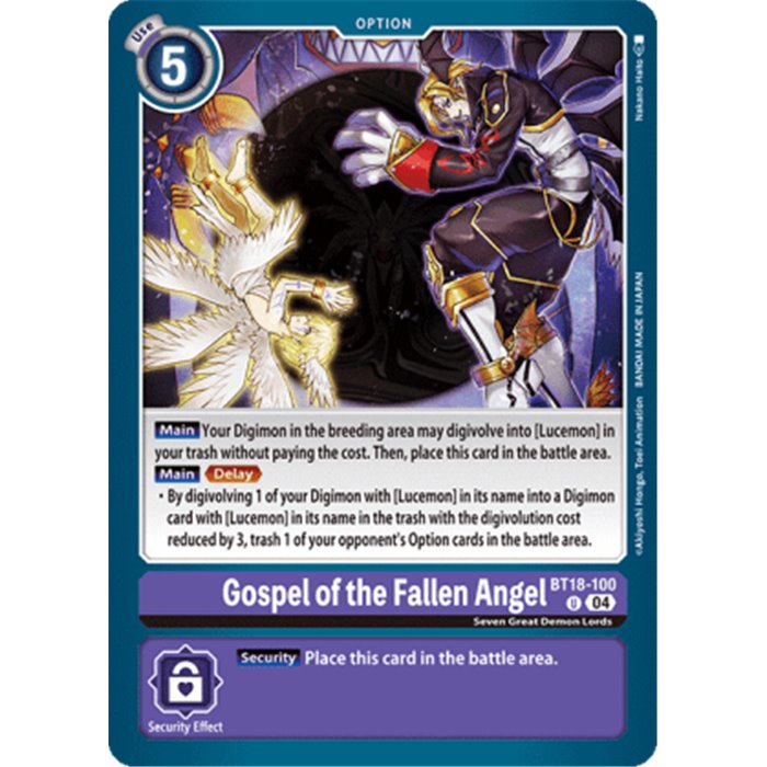 Gospel of the Fallen Angel (Uncommon)