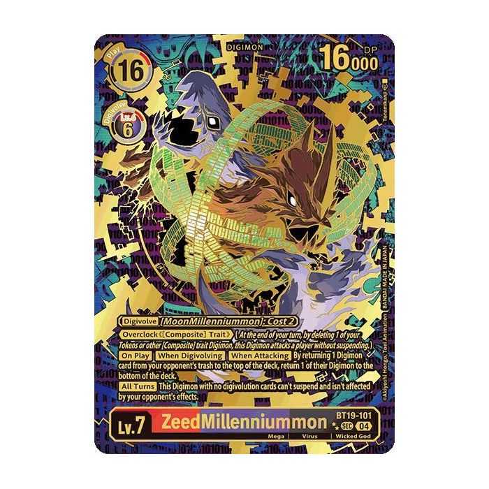 ZeedMillenniummon (Textured) – BT18-19 Special Booster 2.0 | Carta DIGIMON en México