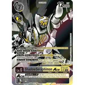 ShadowSeraphimon ACE (Textured) – BT18-19 Special Booster 2.0 | Carta DIGIMON en México
