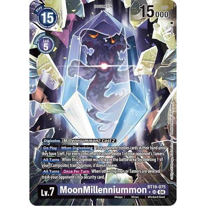 MoonMillenniummon (Alternate Art) – BT18-19 Special Booster 2.0 | Carta DIGIMON en México