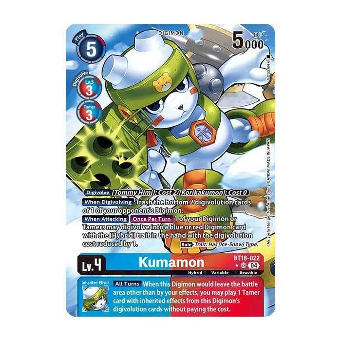 Kumamon (Alternate Art) – BT18-19 Special Booster 2.0 | Carta DIGIMON en México