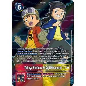 Takuya Kanbara & Koji Minamoto (Promotion Pack) – BT18-19 Special Booster 2.0 | Carta DIGIMON en México