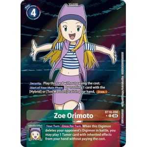 Zoe Orimoto (Promotion Pack) – BT18-19 Special Booster 2.0 | Carta DIGIMON en México