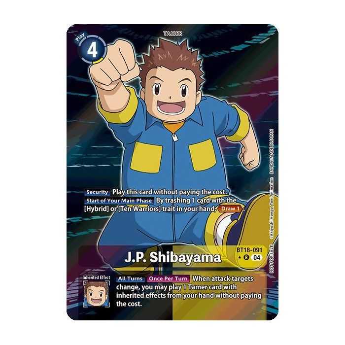 J.P. Shibayama (Promotion Pack) – BT18-19 Special Booster 2.0 | Carta DIGIMON en México