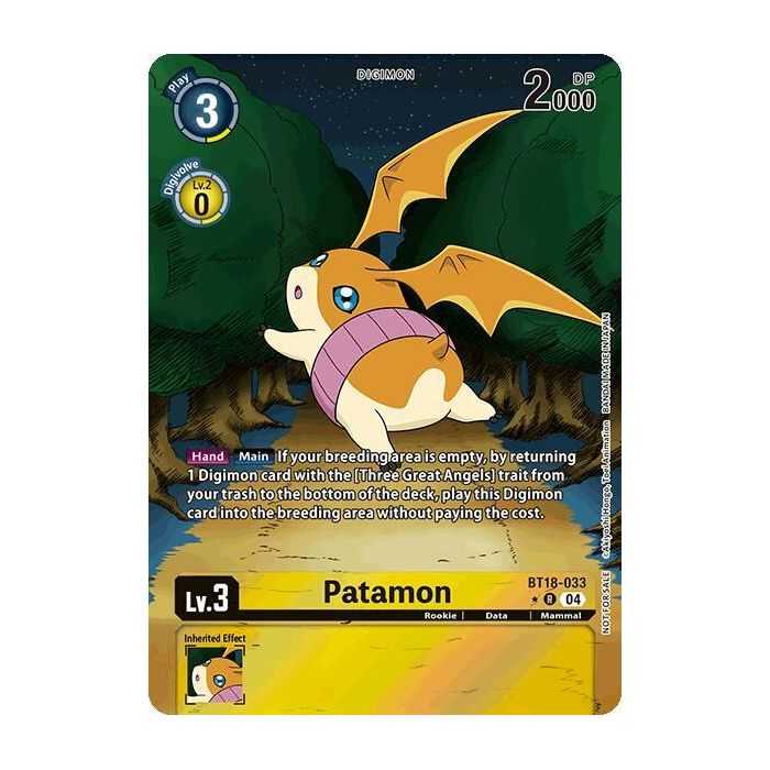 Patamon (Promotion Pack) – BT18-19 Special Booster 2.0 | Carta DIGIMON en México