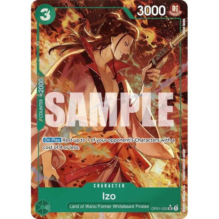 Izo (Uncommon) (Alternate Art) (PRB-01) – OP1 Romance Dawn | Carta ONE PIECE en México