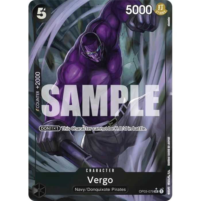 Vergo (Uncommon) (Full Art) (PRB-01) – OP3 Pillars of Strength | Carta ONE PIECE en México