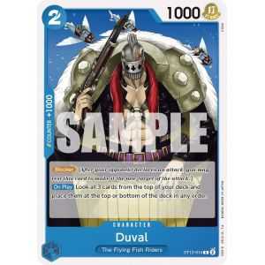 Duval (Jolly Roger Foil) – ONE PIECE DECKS | Carta ONE PIECE en México