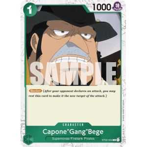 Capone"Gang"Bege (Common) – ONE PIECE DECKS | Carta ONE PIECE en México