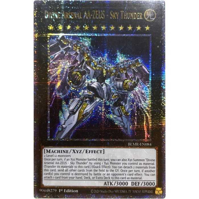 Divine Arsenal AA-ZEUS - Sky Thunder (Quarter Century Secret Rare) – Battle of Legends Mounstros Revenge | Carta YUGIOH en Méxic