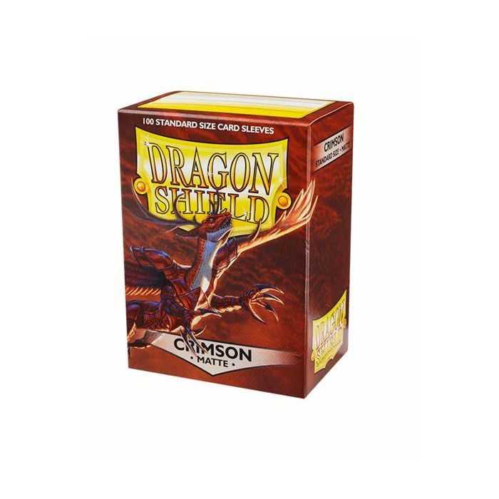 Micas Dragon Shield Standard Matte C/100 Crimson