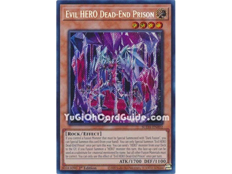 Evil HERO Dead-End Prison (Quarter Century Rare)