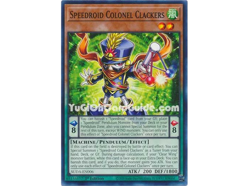Speedroid Colonel Clackers (Common)