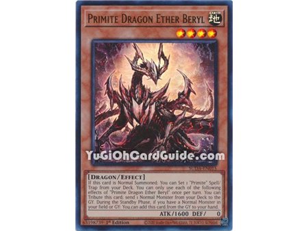 Primite Dragon Ether Beryl  (Quarter Century Rare)