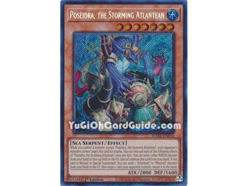 Poseidra, the Storming Atlantean (Secret Rare)