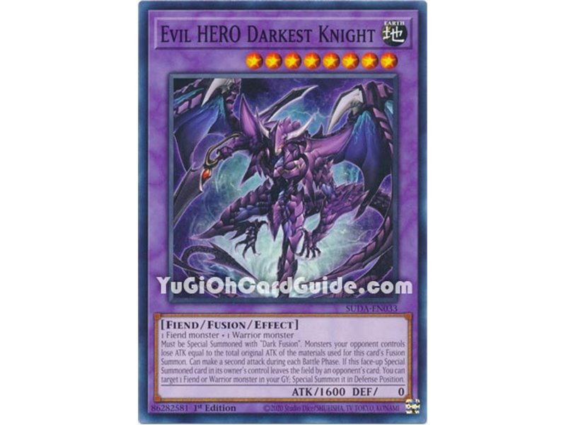 Evil HERO Darkest Knight (Common)
