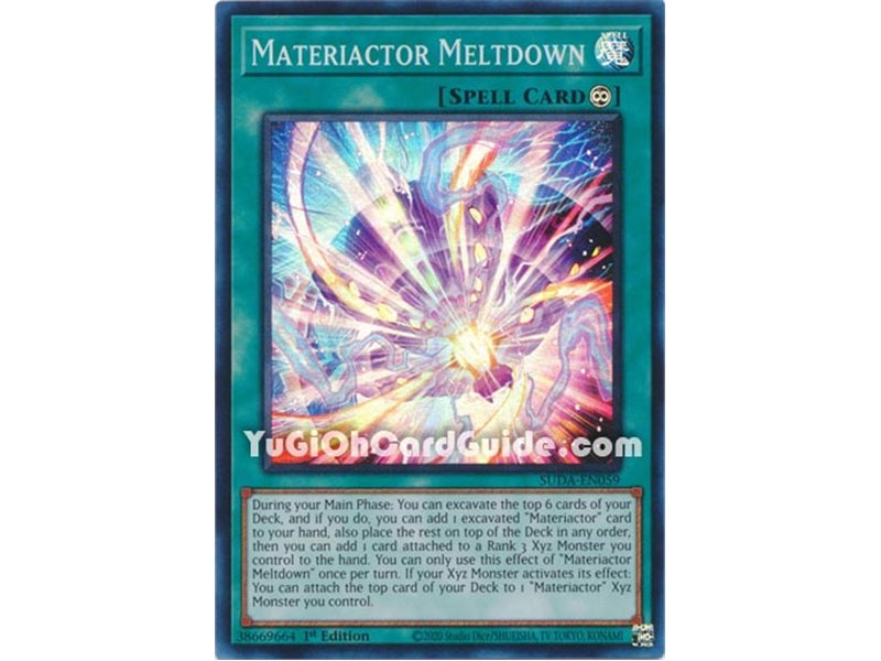 Materiactor Meltdown (Super Rare)