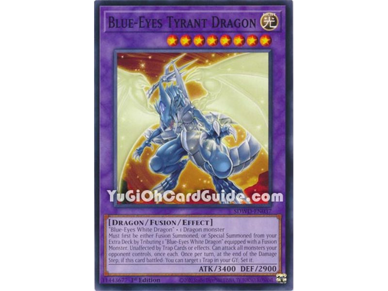Blue-Eyes Tyrant Dragon (Common)