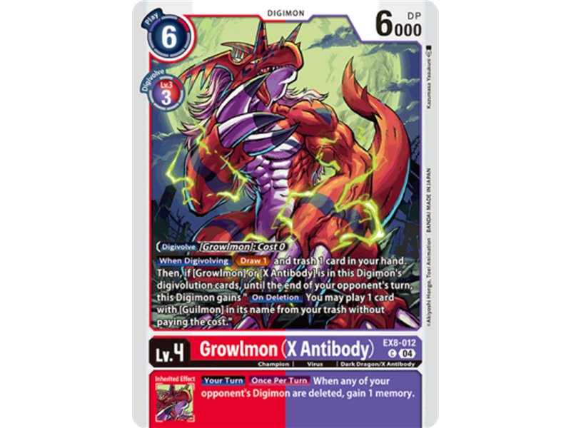 Growlmon (X Antibody) (Common)