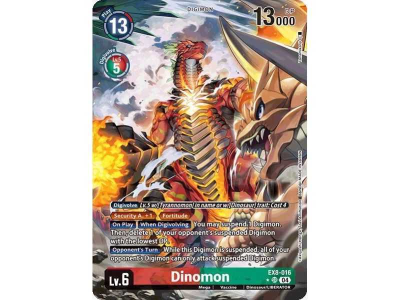 Dinomon (Alternate Art) – EX08 Chain of Liberation | Carta DIGIMON en México