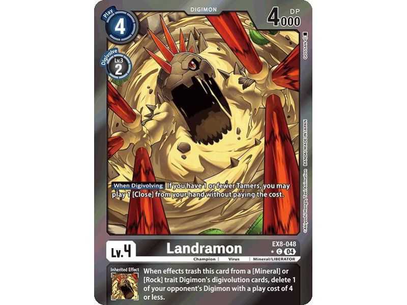 Landramon (Limited Foil) – EX08 Chain of Liberation | Carta DIGIMON en México